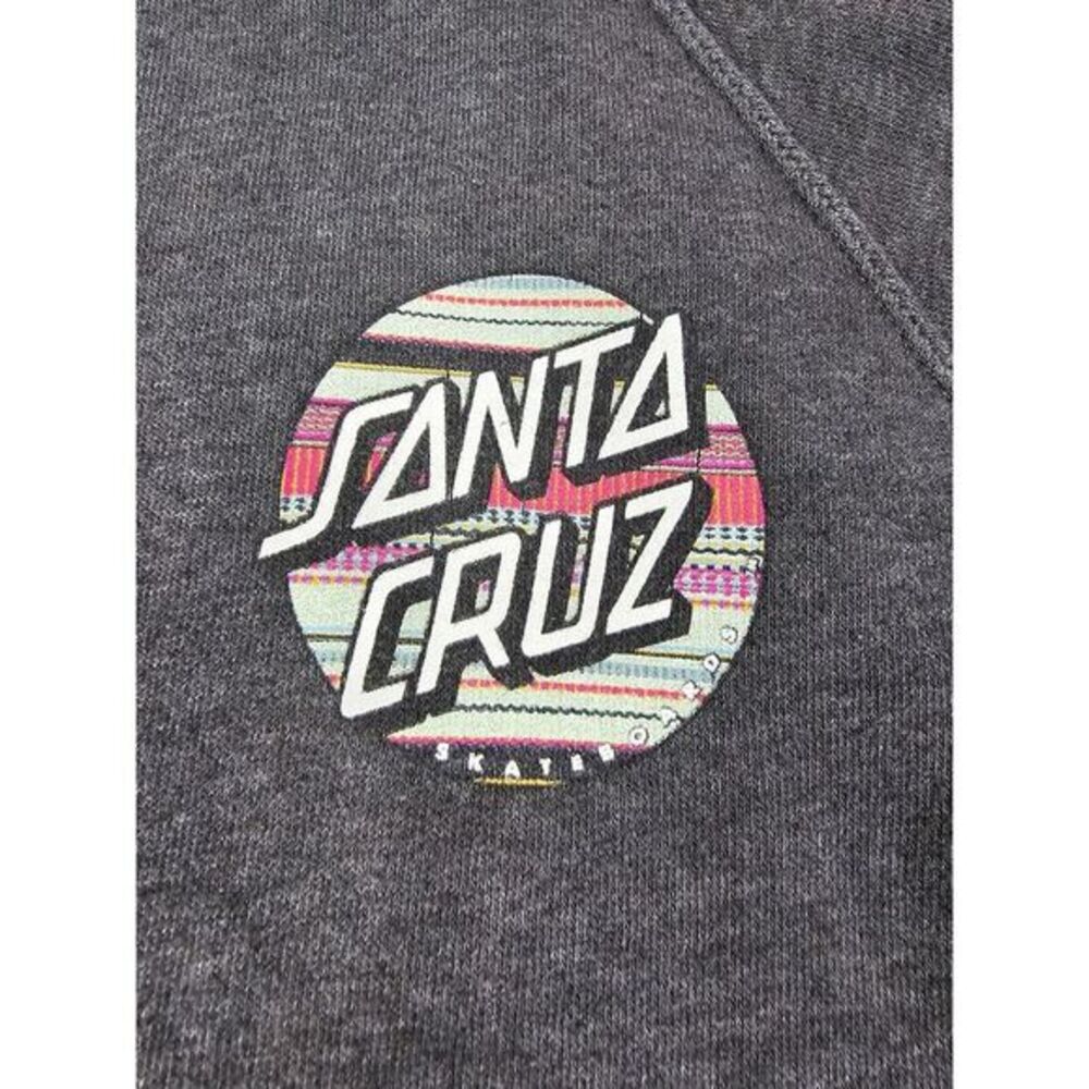 Santa Cruz Skateboards Size S/M Medium Black Mens Hoodie